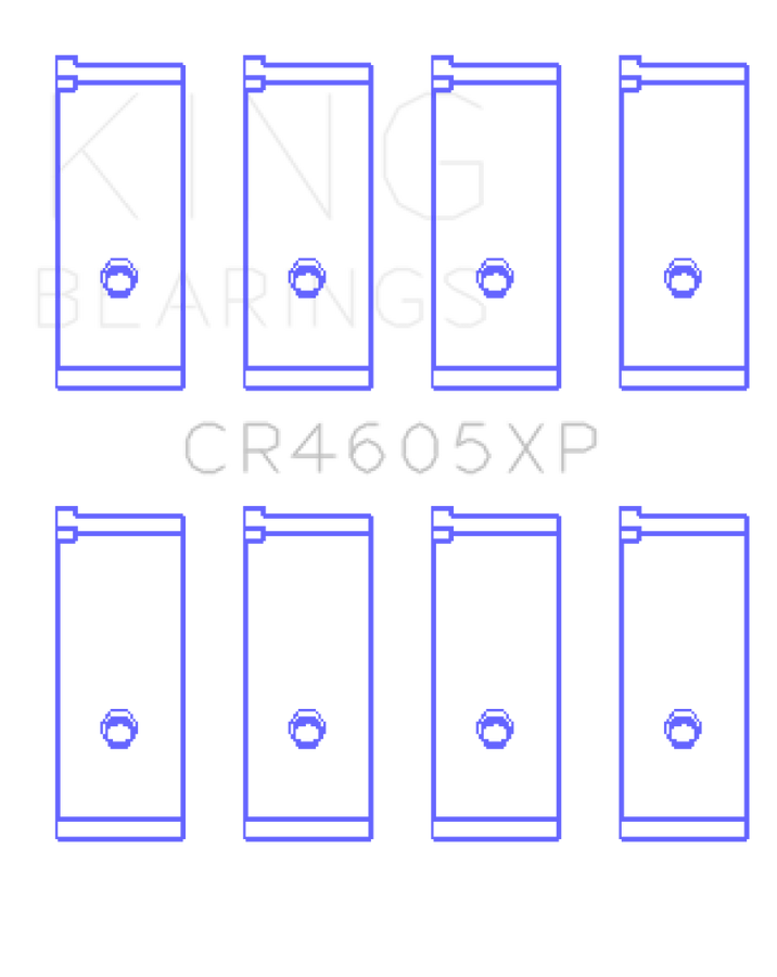 King Engine Bearings Suzuki G13A/G13B (Size STD) Performance Rod Bearing Set