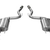 Corsa 2015-2017 Ford Mustang GT 5.0 3in Axle Back Exhaust Polish Dual Tips (Touring)