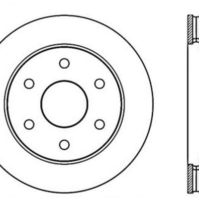 StopTech 99-06 GMC Sierra (2dr) Front Left Slotted & Drilled Rotor