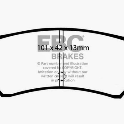 EBC 91-96 Ford Escort 1.8 Ultimax2 Front Brake Pads