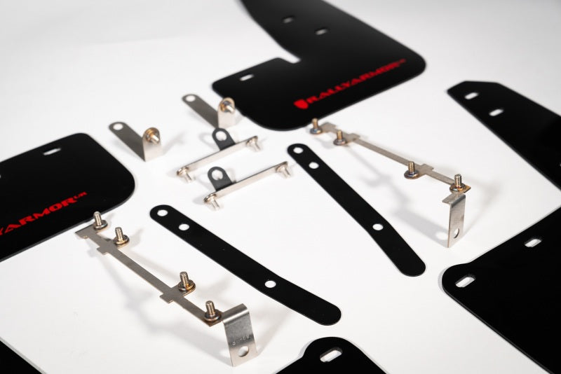 Rally Armor 23-26 Toyota GR Corolla Black UR Mud Flap w/Red Logo