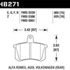 Hawk Performance Ceramic Street Brake Pads