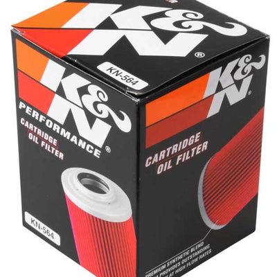 K&N Can/AM Spyder RT 998/ Buell 1125R -2.2219in OD x 0.969in ID x 3.813in H Oil Filter