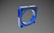 Torque Solution Throttle Body Spacer 2013+ Subaru BRZ/Scion FR-S - Blue