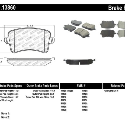 StopTech Performance Brake Pads