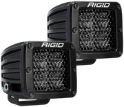 Rigid Industries D Series PRO Midnight Edition - Spot - Diffused - Pair