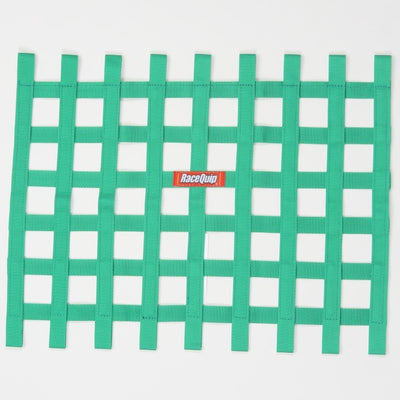 RaceQuip Green Ribbon Window Net