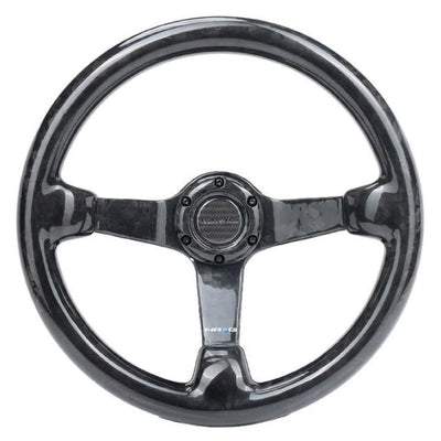 NRG Forged Carbon Fiber Steering Wheel (350mm / 3in. Deep)