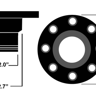 Ridetech Universal Locking Gas Cap (Black Anodized)