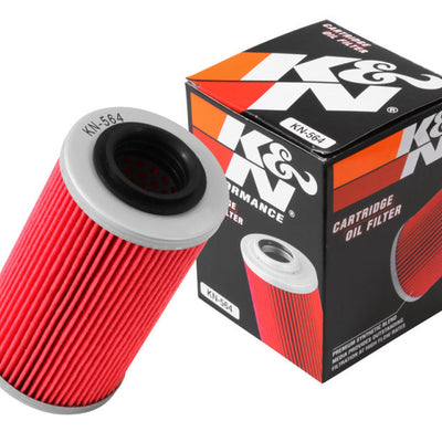 K&N Can/AM Spyder RT 998/ Buell 1125R -2.2219in OD x 0.969in ID x 3.813in H Oil Filter