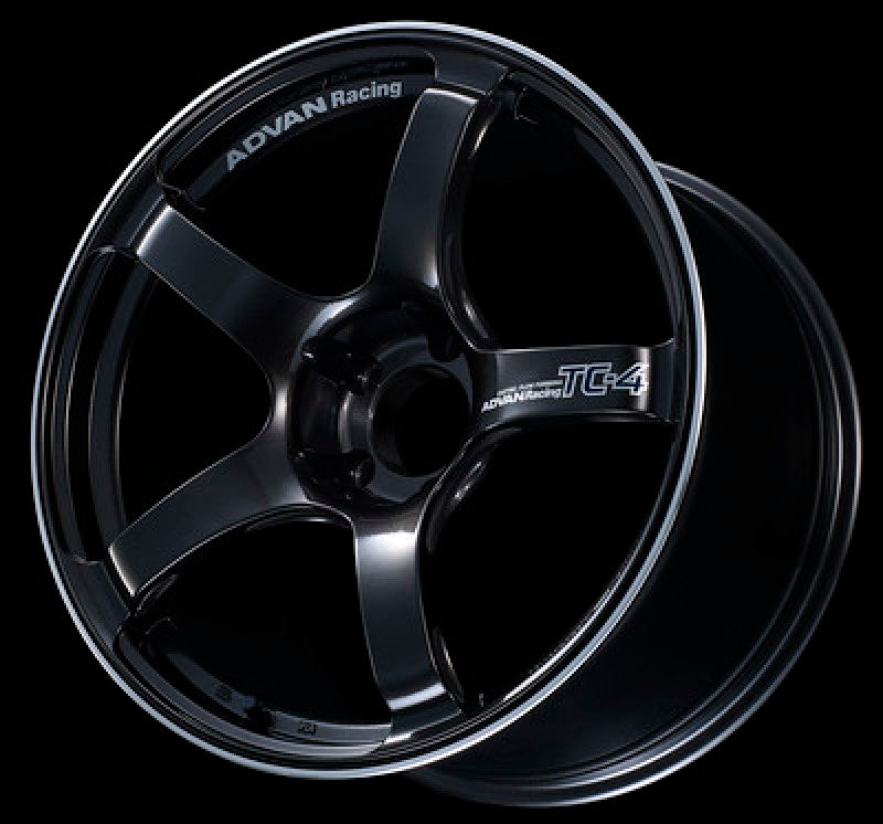 Advan TC4 17x7.0 +47 4x100 Black Gunmetallic and Ring Wheel