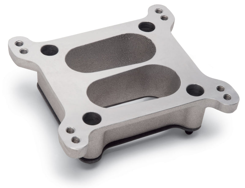 Edelbrock Carb Adapter Allows Rochester 4 Jet to Square-Bore Fit