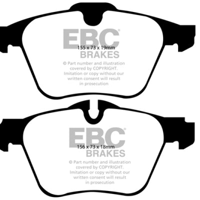 EBC 13-15 Jaguar XF 3.0 Supercharged Redstuff Front Brake Pads