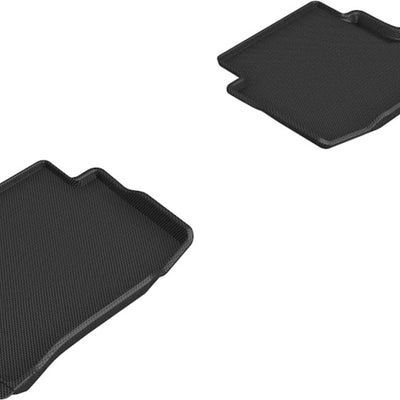 3D MAXpider 20-21 Mazda CX-9 6-Seat without 2nd Row Console Kagu 2nd Row Floormats - Black