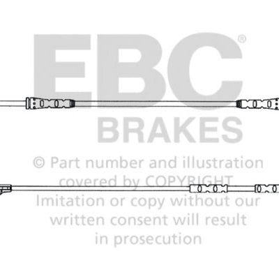 EBC 2011-2012 BMW 135 3.0L Turbo Front Wear Leads