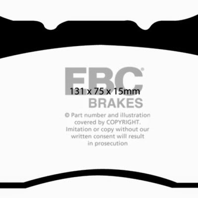 EBC 17-21 Honda Civic Type-R (FK8) Yellowstuff Front Brake Pads