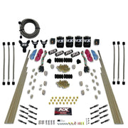 Nitrous Express 8 Cyl Dry Direct Port Dual Stage 4 Solenoids Nitrous Kit (200-600HP) w/o Bottle