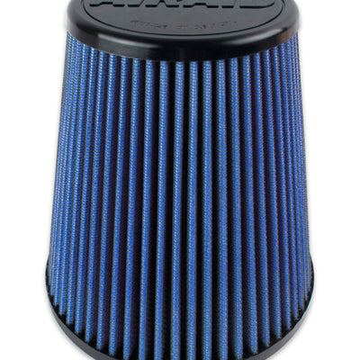 Airaid Universal Air Filter - Cone 4 x 7 x 4 5/8 x 7 w/ Short Flange - Blue SynthaMax