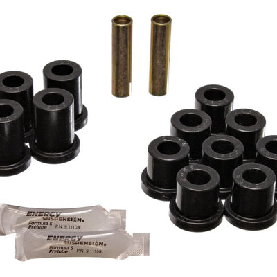 Energy Suspension 55-57 Chevy Bel Air Black Rear Leaf Spring Bushing Set