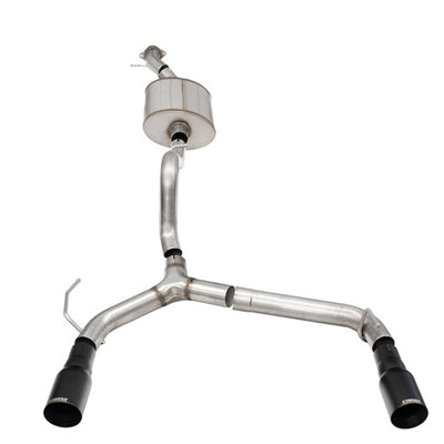 Corsa 21-25 Ford Bronco 2.7L 2-Door 2.75in Cat-Back Dual Rear Exhaust w/ 4in Straight-Cut Black Tips