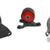 Innovative 02-06 Acura RSX Replacement Black Aluminum Mount Kit 95A Bushings - K Series