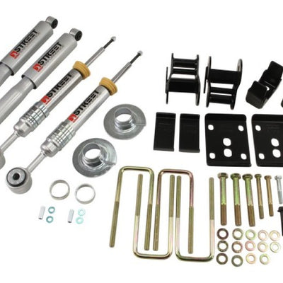 Belltech Lowering Kit 09-13 Ford F150 Ext Cab/Quad Cab Short Bed 2WD 2in or 3in F/4in Rear w/ Shocks