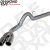 Diamond Eye 18-19 Ford 3.0L Powrstrke F150 - 4in 409SS DPF Back Kit Sprt Dual w/Tips 4512BRA-DE