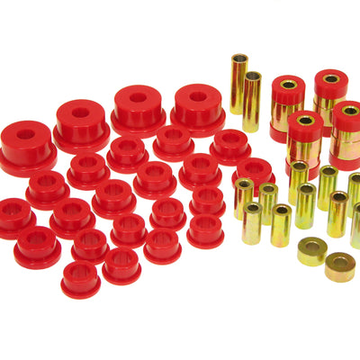 Prothane 95-99 Mitsubishi Eclipse Rear Upper/Lower Control Arm Bushings - Red