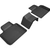 3D MAXpider 2018-2019 BMW 6 Series Gran Turismo Kagu 2nd Row Floormats - Black