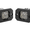 Diode Dynamics Stage Series C1 LED Pod Sport - White Flood Flush RBL (Pair)