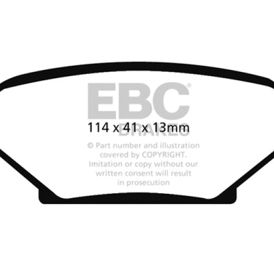 EBC 04-06 Chevrolet Cobalt 2.0 Supercharged Ultimax2 Rear Brake Pads