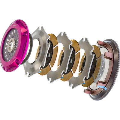 Exedy 1996-1996 Mitsubishi Lancer Evolution IV L4 Hyper Triple Cerametallic Clutch Rigid Pull Type