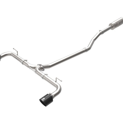 aFe Takeda 2-1/2in 304 SS Cat-Back Exhaust w/ Black Tips 14-18 Mazda 3 L4 2.0L/2.5L