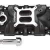 Edelbrock Intake Manifold Perf Eps SBC w/ Oil Fill Tube and Breather Black