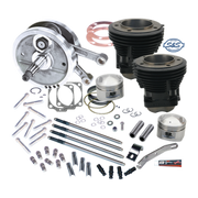 S&S Cycle 70-84 BT 103in Sidewinder Big Bore Stroker Kit - Gloss Black