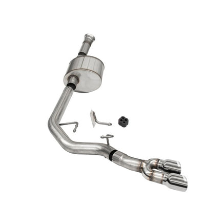 Corsa 2021-2025 Ford F-150 Regular Cab/ 8in Bed 5.0L V8 Xtreme Cat-Back Front of Tire Exit-Polished