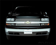 Putco 01-02 Chevrolet Silverado LD Punch Stainless Steel Grilles