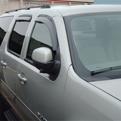 Stampede 16-21 Chevrolet Malibu Snap-Inz Sidewind Deflector 4pc - Smoke