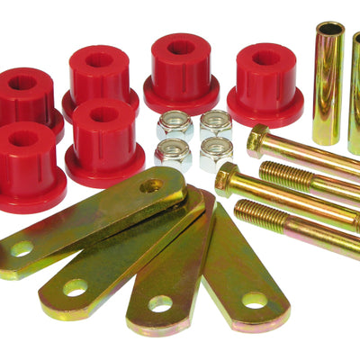 Prothane 67-81 Chevy Camaro HD Shackle Bushings - Red