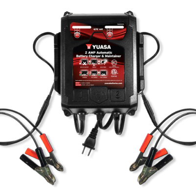 Yuasa 2 Amp Charger & Maintainer (6/12V)