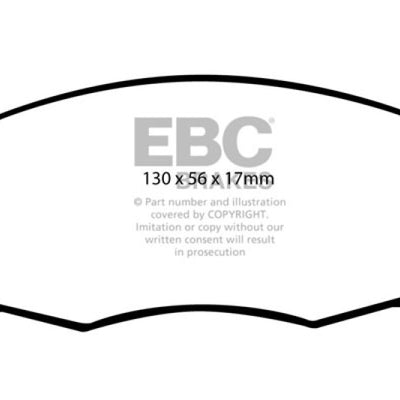 EBC 06-11 Hyundai Accent 1.6 Greenstuff Front Brake Pads