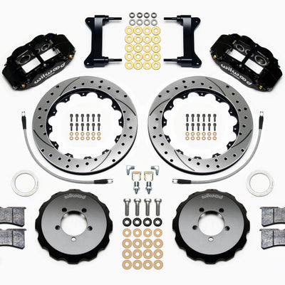 Wilwood Narrow Superlite 6R Front Hat Kit 12.88in Drilled 2012-Up Toyota / Scion FRS w/ Lines