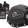 aFe POWER 2021 Ford Bronco w/ Dana M220 Diff Cover w/ Gear Oil Black Street Series w/ Machined Fins