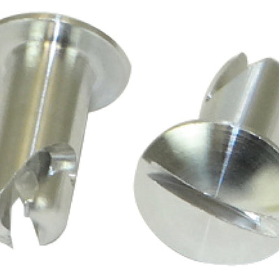 Moroso Quick Fastener - Oval Head - 5/16in x .500in - Aluminum - 10 Pack