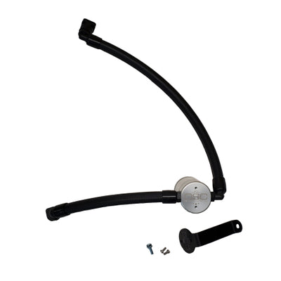 J&L 2021-2025 Ford Bronco 2.7L 3.0 Oil Separator Passenger Side- Clear Anodized