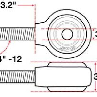 SPC Performance XAXIS Rod End Ball Joint
