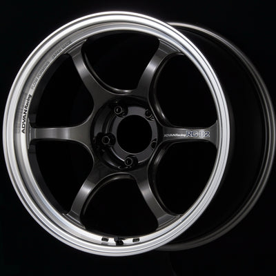 Advan RG-D2 17x8.0 +35 4x100 Machining and Black Gunmetallic Wheel