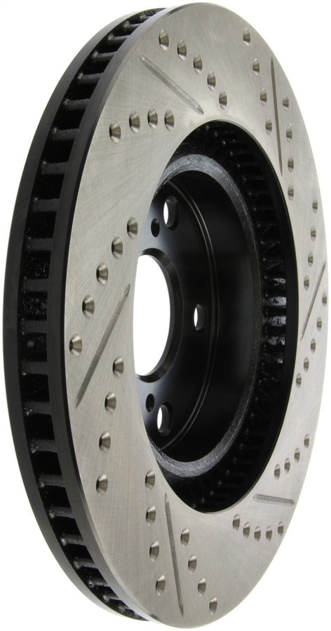 StopTech 07-09 Lexus ES 250/ES 300/ ES330/ES350 SportStop Slotted & Drilled Right Front Rotor