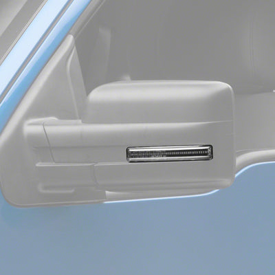 Raxiom 09-14 Ford F-150 Axial Series LED Mirror Mounted Turn Signals- Clear