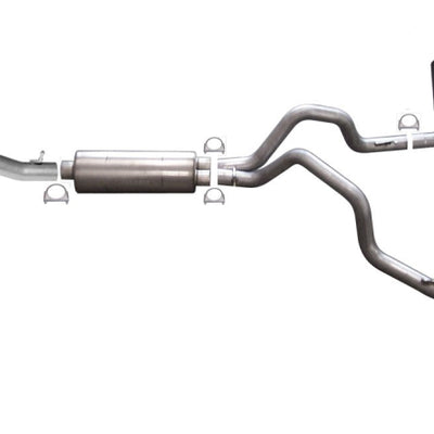 Gibson 11-19 GMC Sierra 2500 HD Denali 6.0L 3.5in/3in Cat-Back Dual Extreme Exhaust - Black Elite